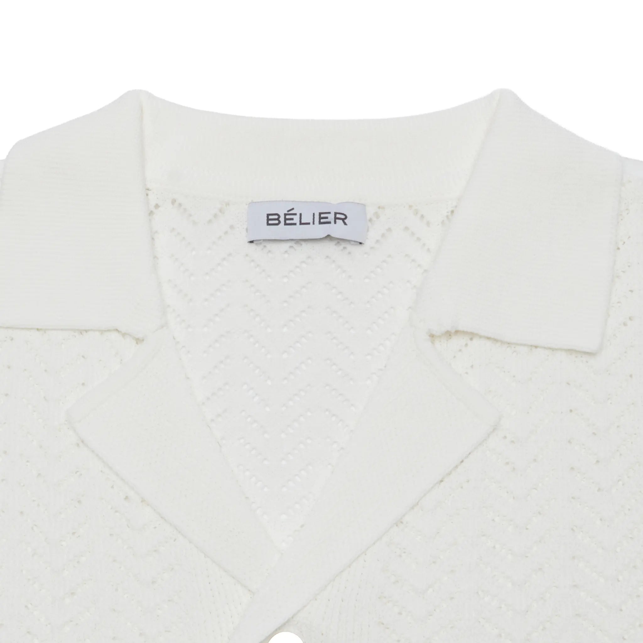 Detailed View of Belier Crochet Off White Shirt